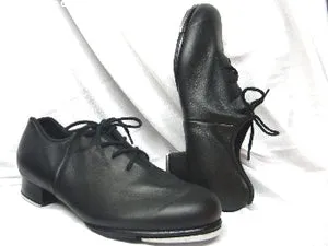 Chuckie -- Men's Split Sole Tap Oxford -- Black Italian Glam Happy Move
