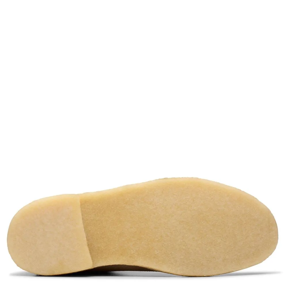 Clarks Men's Desert Boot in Wolf Suede Stylish Protection Durable Build Daily Comfort