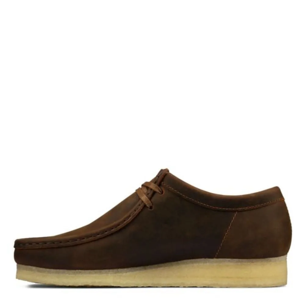 Winter Guard Clarks Men's Wallabee in Beeswax Strap
