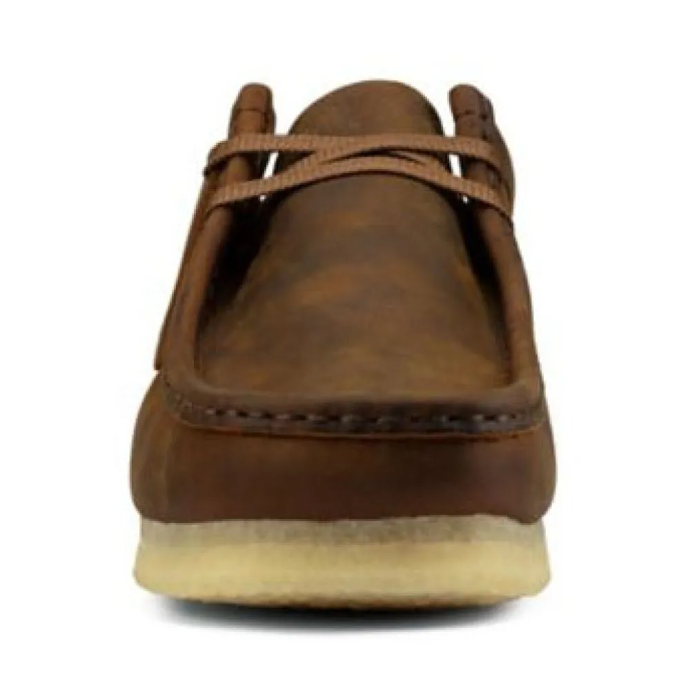 Winter Guard Clarks Men's Wallabee in Beeswax Protective Sole Urban Comfort