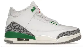 Jordan 3 Retro Lucky Green (Women's) Dock Easy Leather Upper