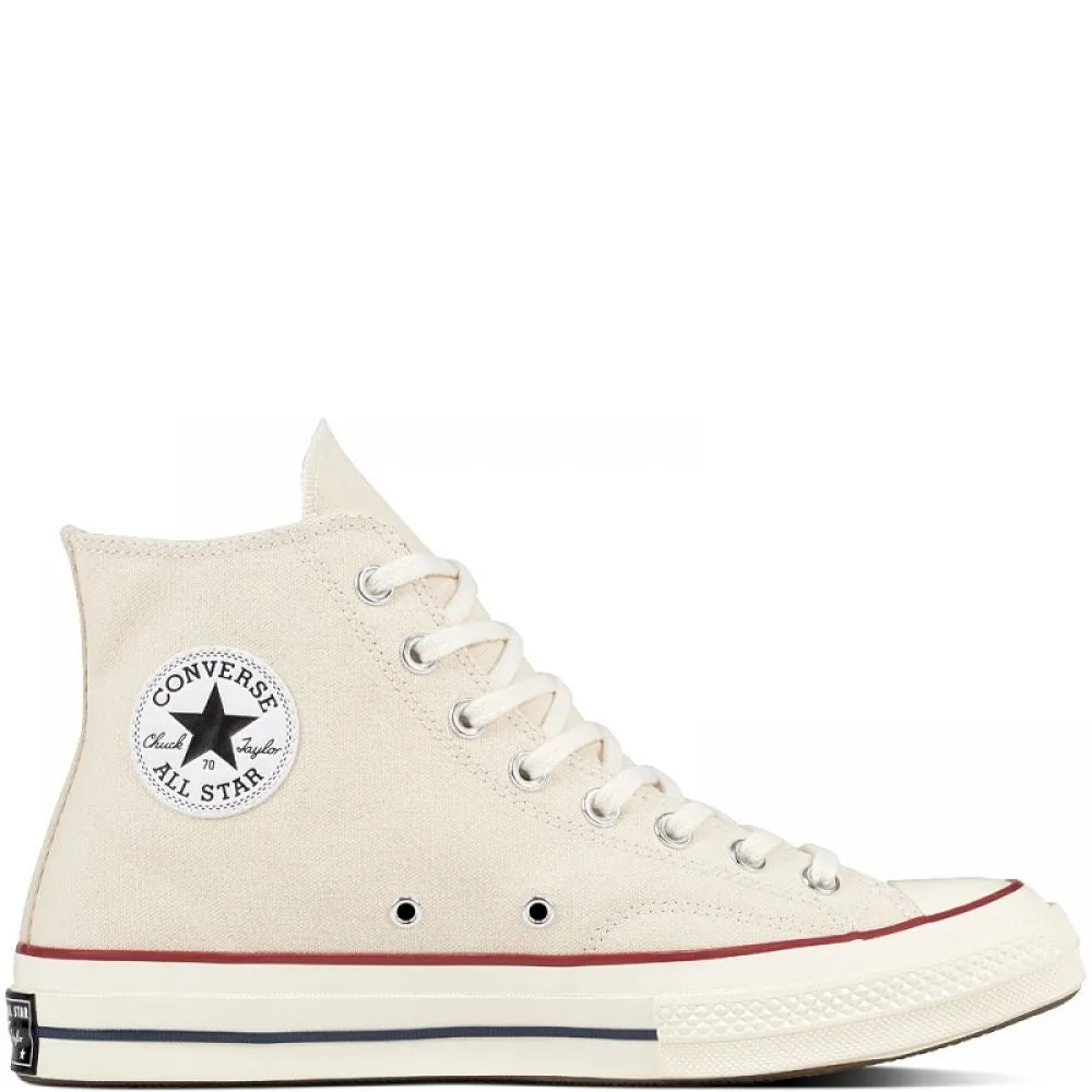 Converse Chuck 70 Hi in Parchment/Egret/White Easy Fit Sandal Add Ons Breathable Flip-flops