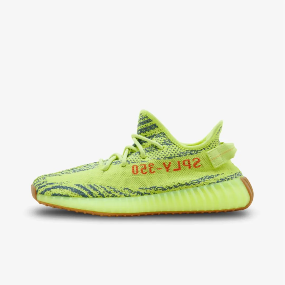(Men's) adidas Yeezy Boost 350 V2 'Semi Frozen Yellow' (2017) B37572 suede upper