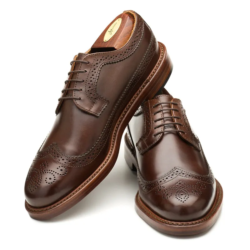 Chandler Longwing - Dark Brown Calf Quick Walking