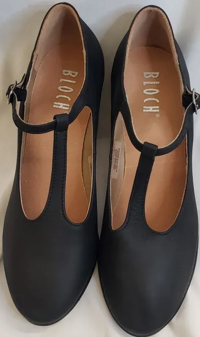 Synthetic Quick Pack 3" Paula -- Women's T-Strap Character Shoe -- Black