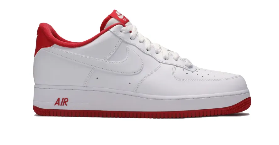 Italian Glam Nike Air Force 1 Low White University Red (GS)