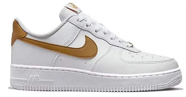 Trendy Nike Air Force 1 Low Next Nature White Gold (W)