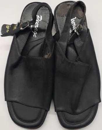 Sandal Upgrades 2" Falyn -- Women's Flat Sandal -- Black