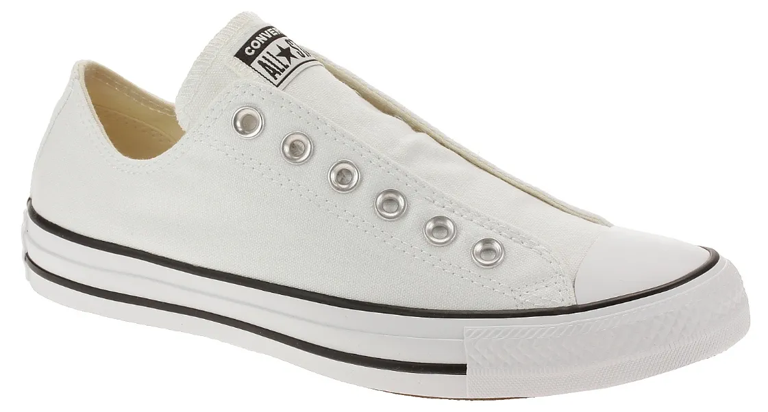 Converse Chuck Taylor All Star Slip On White 164301F Adjustable Fit