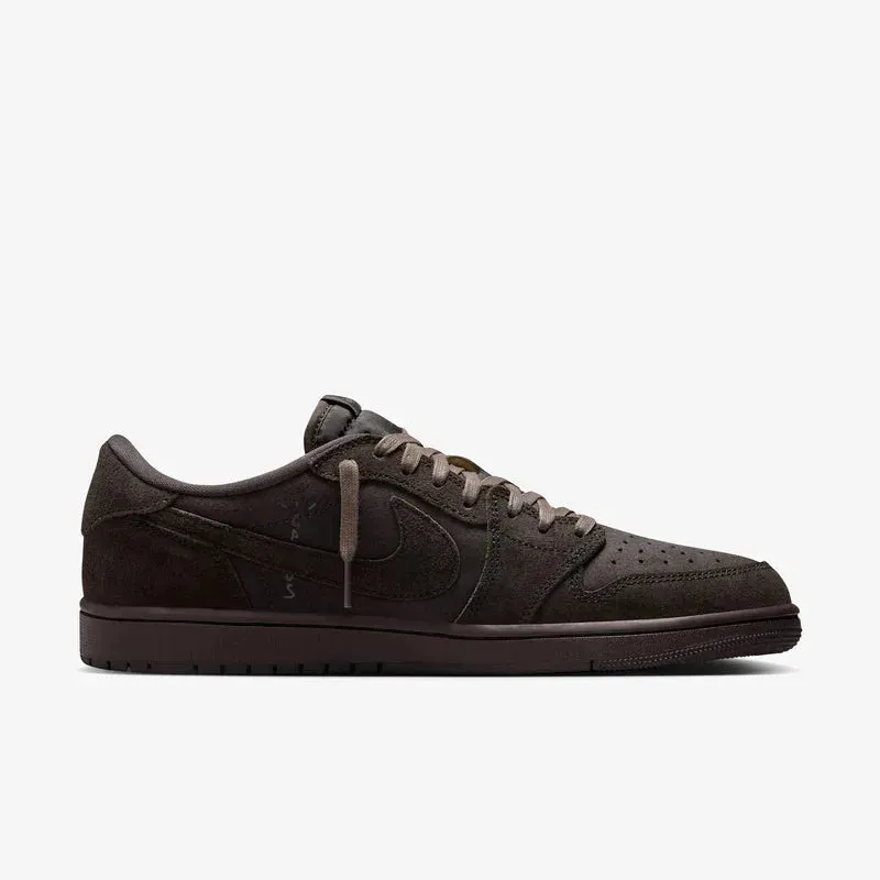 (Men's) Air Jordan 1 Low OG SP x Travis Scott 'Velvet Brown' (2024) DM7866-202 Neutral Base Anti Pressure Insole Smooth stride