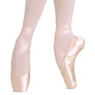 Cushioned Insole orthopedic European Balance -- Pointe Shoe -- Pink Satin