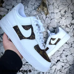 Wet Grip Adult Ease Custom Brown Tan Lv Airforce 1