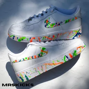 Dust Guard Street Mood Custom Neon Splash Airforce 1