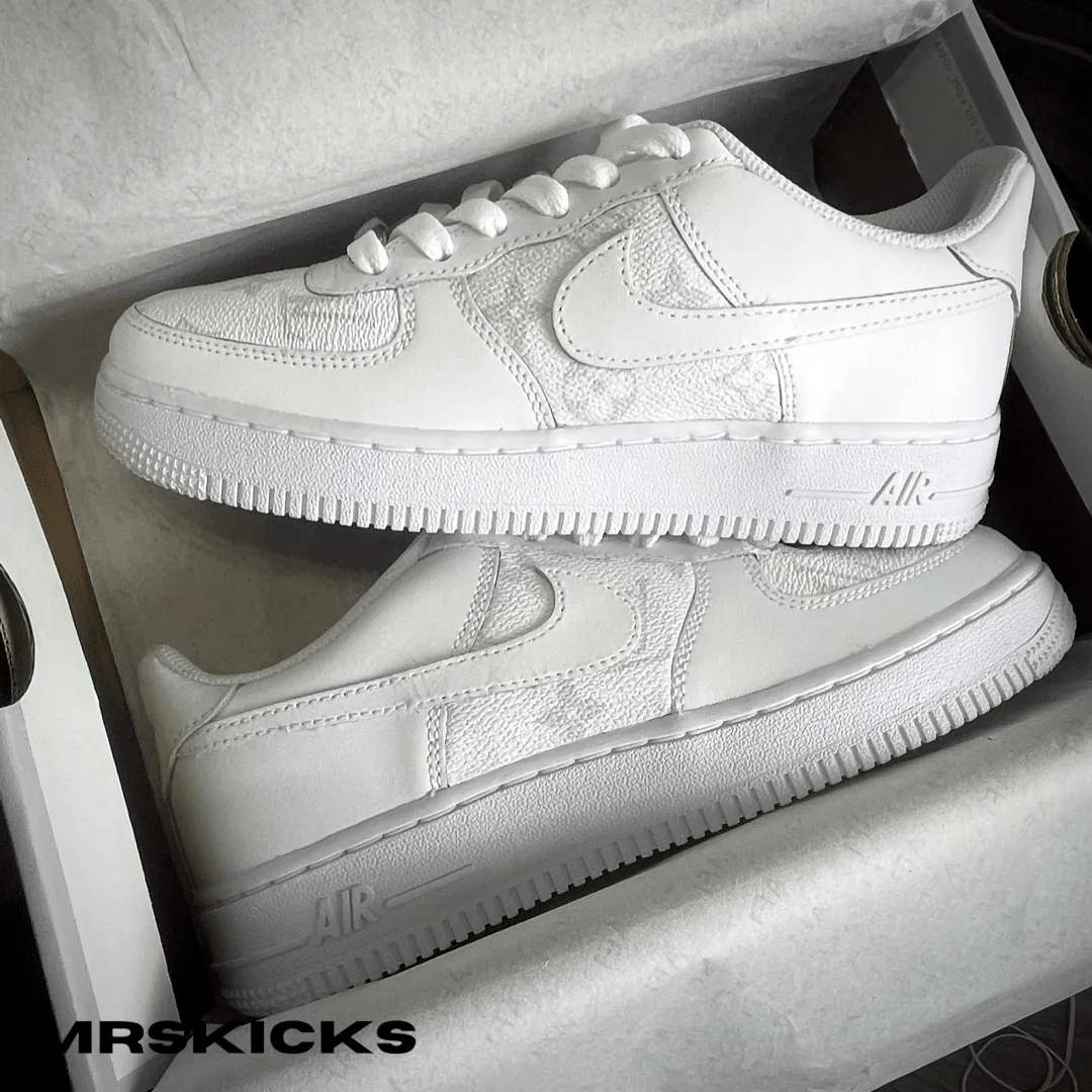 Agile Path Everyday Custom White Lv Airforce 1