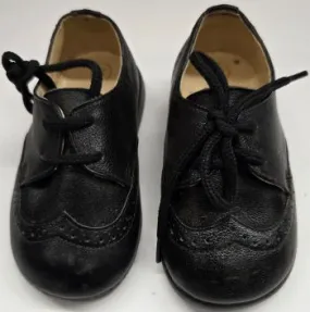 Luan -- Infant's Dress Oxford -- Black Bright Neon Comfort Midsole