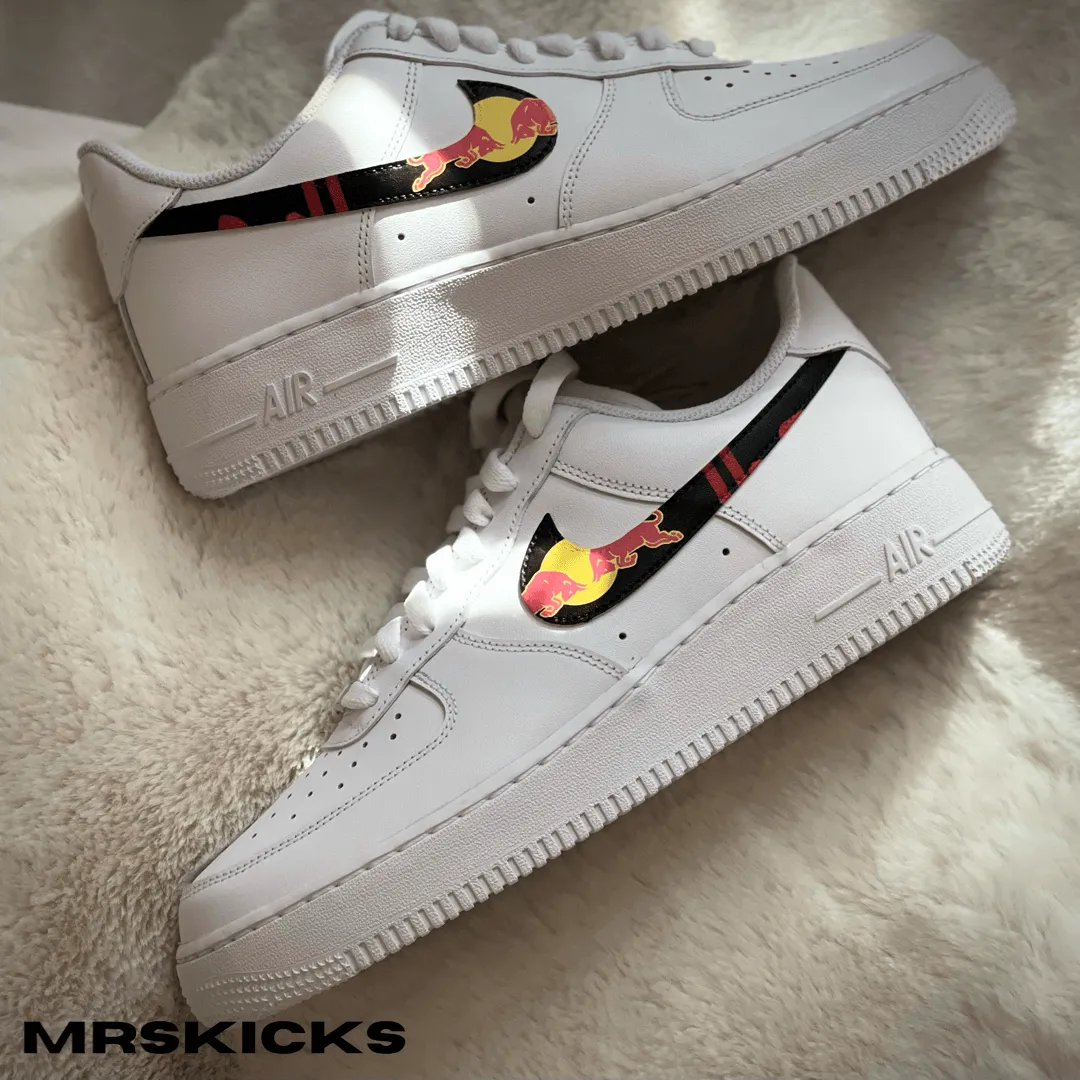 Custom Red Bull Airforce 1 Skin Soft