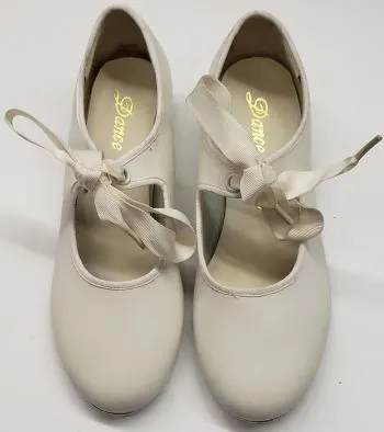 Autumn Cool Star Edge Daniyah Jr. -- Children's Tap Shoe -- White