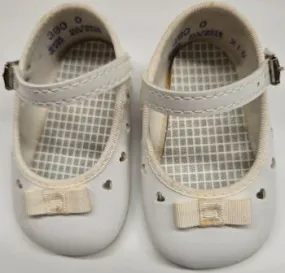 Rise -- Infant's Mary Jane Strap Shoe -- White Patent Kind Step