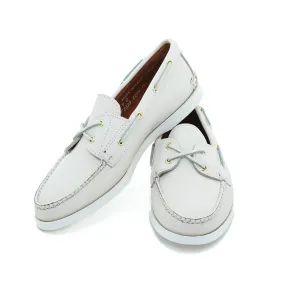 Smooth Lane Women's Marion Boat Shoe - Pebble White