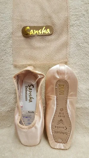 Comfort Fit Adjustable Straps Debutante -- Demi-Pointe Shoe -- Peach Pink Satin