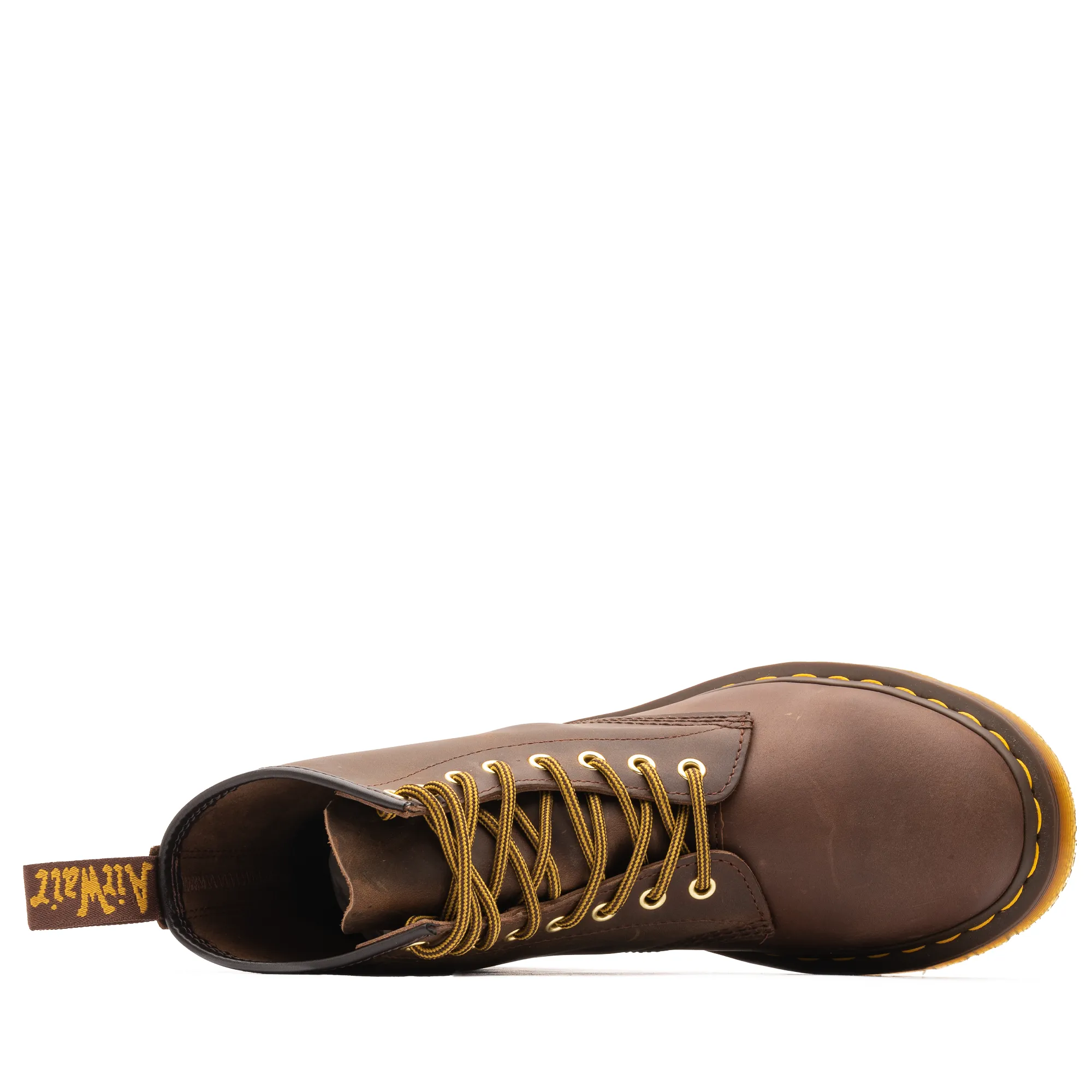 Step Control Dr. Martens 1460 Leather Boots - Brown Crazy Horse
