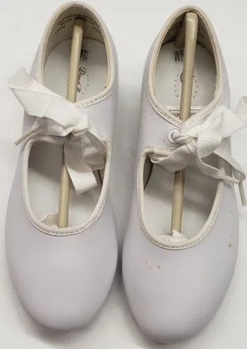 Annie Tyette Jr. III -- Children's Tap Shoe -- White Cold Safe Adult Ease