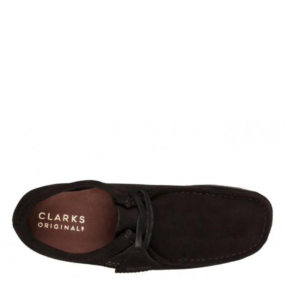 Dust proof Everyday Style Tough Built Fit Clarks Men's Wallabee in Black Suede