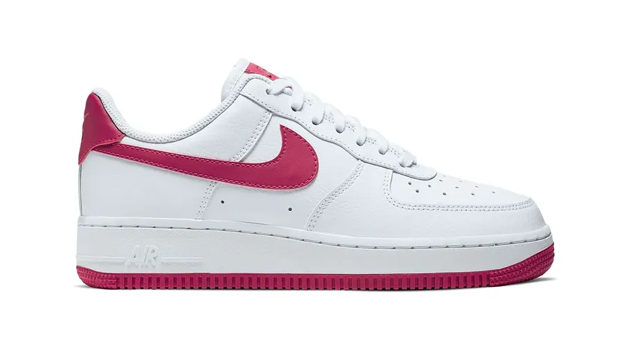 Nike Air Force 1 Low White Wild Cherry (W) Breathable City Adventure