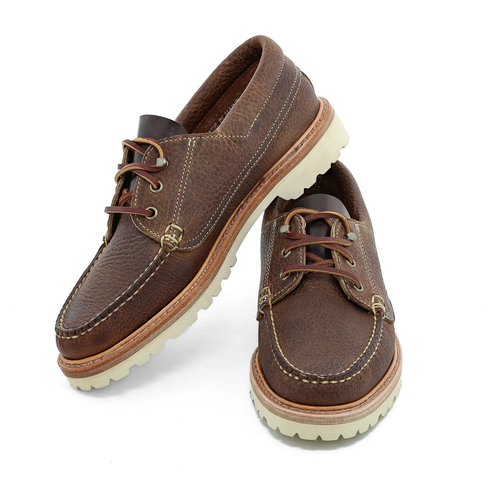 Tiger Mark Western Pattern Dunnage Ranger Moc - Medium Brown Buckaroo