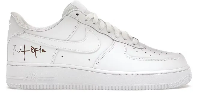 Nike Air Force 1 Low '07 White (Travis Scott Cactus Jack Utopia Edition) (Women's) Corner Style