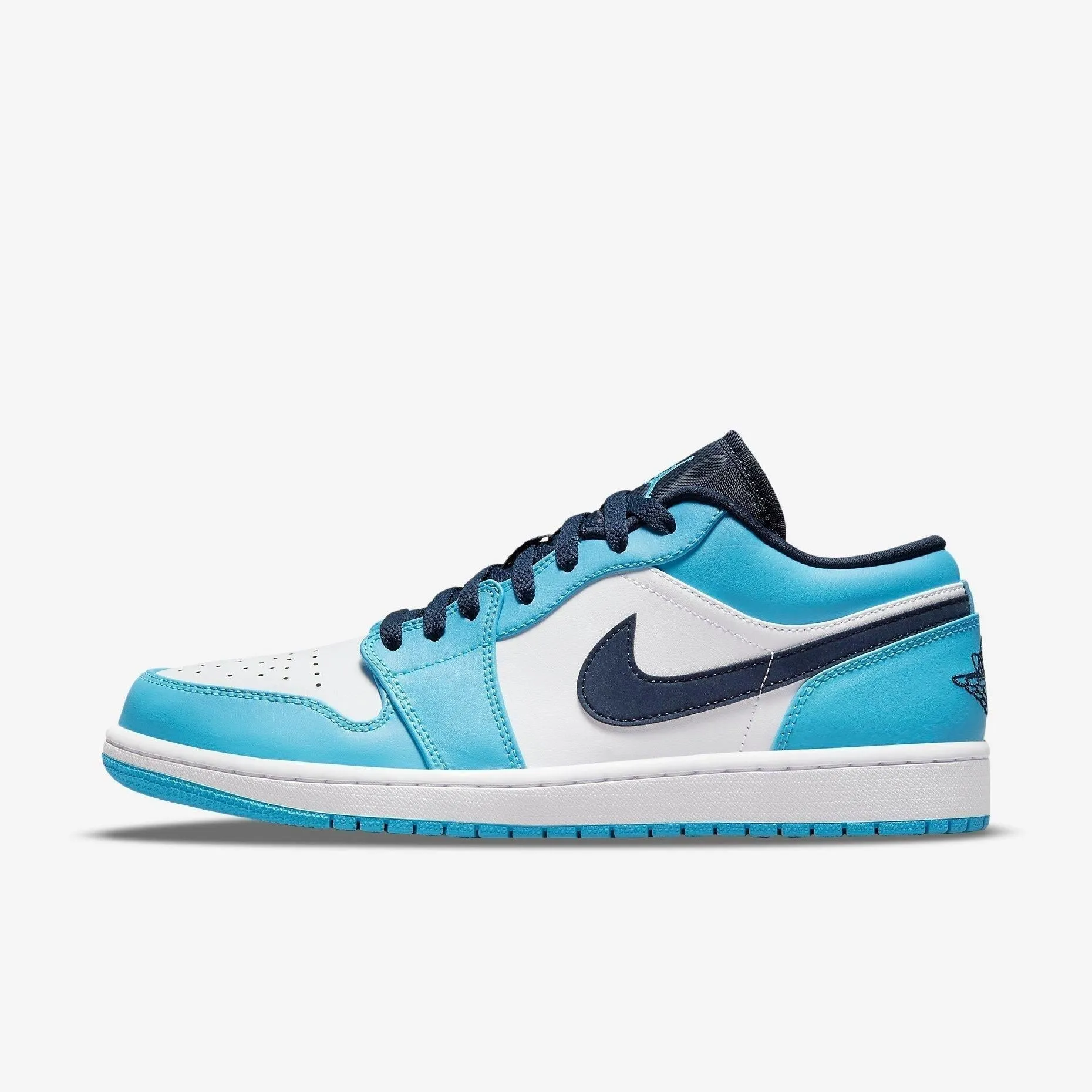 (Men's) Air Jordan 1 Low 'UNC' (2021) 553558-144 All Day Travel Light