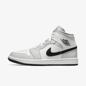 (Women's) Air Jordan 1 Mid 'Light Smoke Grey' (2021) BQ6472-015 Love Glow