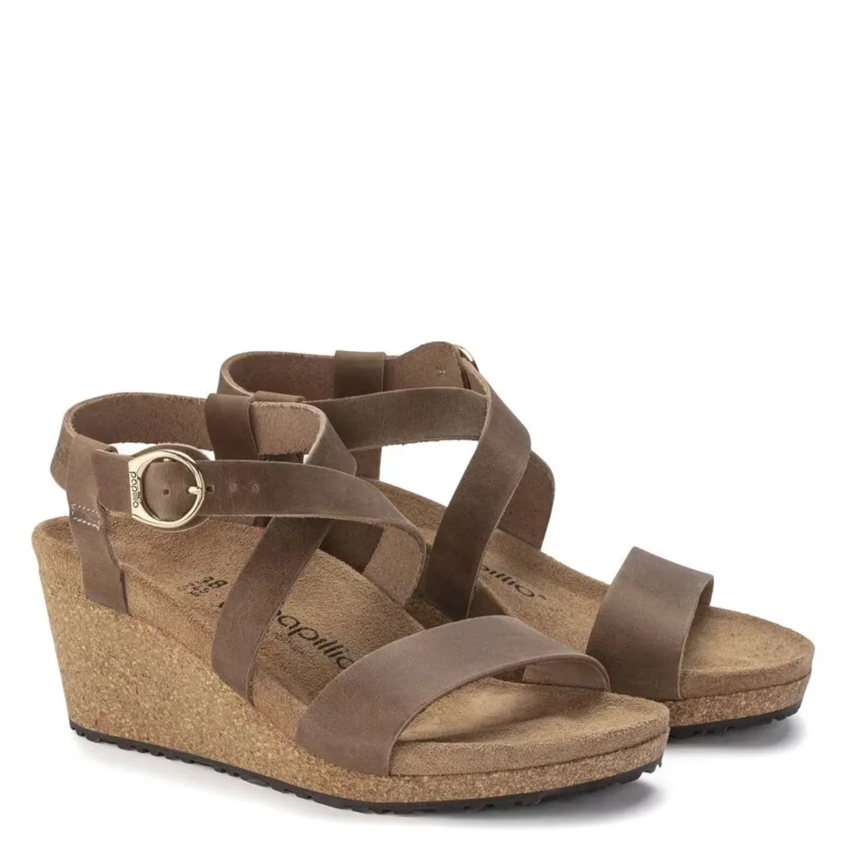 Quick Wear Mild Style Elegant Night Sandals Birkenstock Women's Sibyl Ring-Buckle Oiled Leather in Cognac