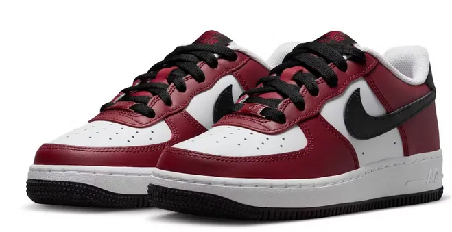 Comfort Curve Nike Air Force 1 Low LV8 Team Red (GS)
