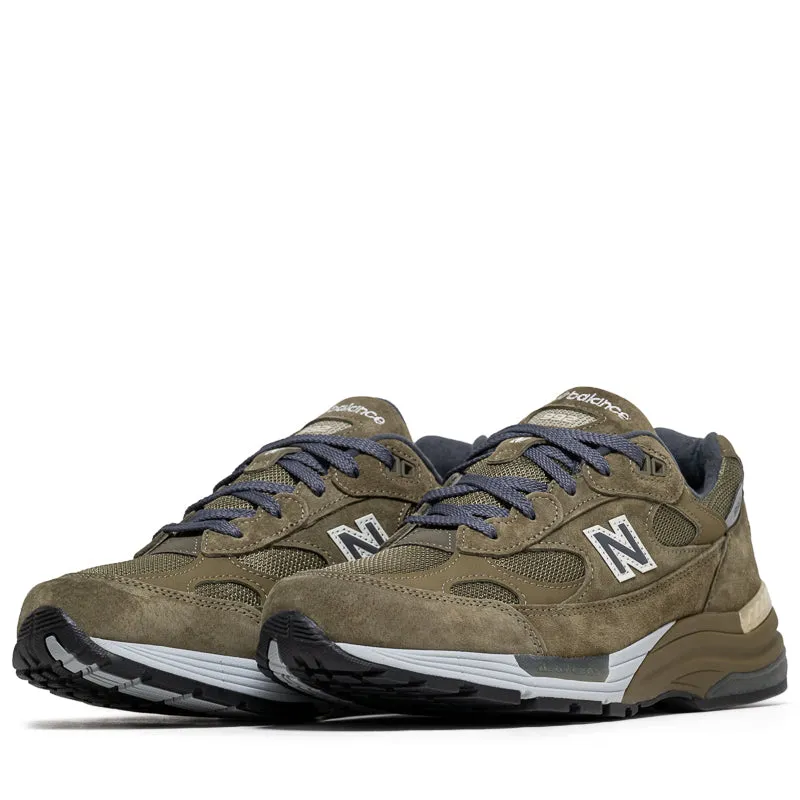 New Balance Made in USA 992 - Dark Camo/Covert Green modern equipment beginner running footwear