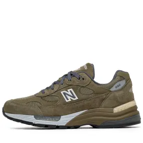 New Balance Made in USA 992 - Dark Camo/Covert Green mesh - lining shoes