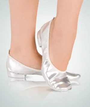 All Day Weekend Warriors Comfort Walk Veena -- Full Sole Liturgical Shoe, Suede Sole -- Silver