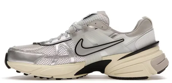 Mono Style Quick Drying Work Commute Nike V2K Run Summit White Metallic Silver (Women's)