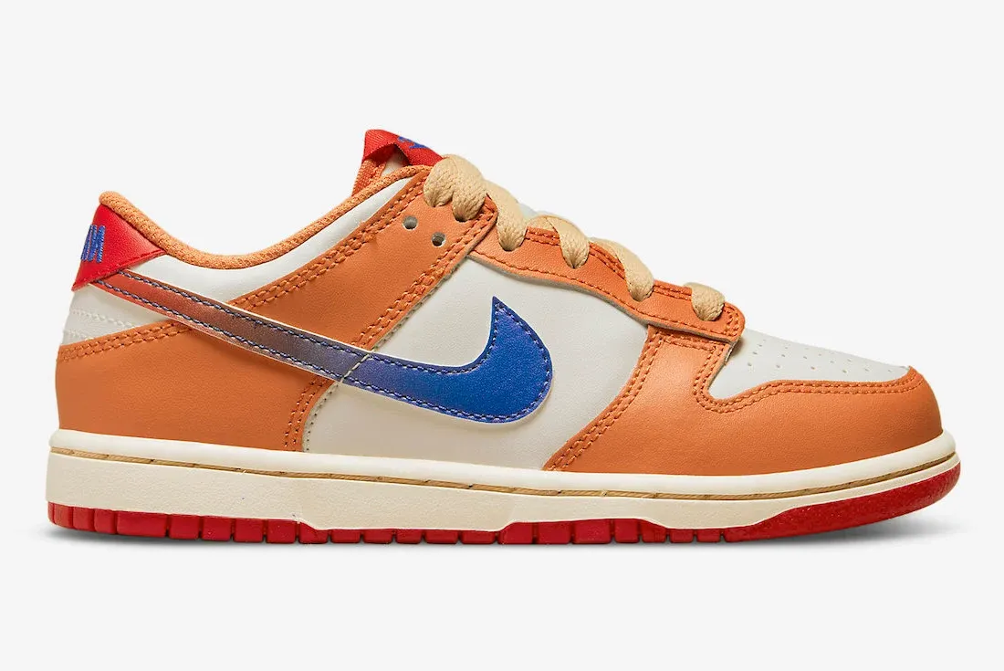 Nike Dunk Low Orange Blue Pearl Shine