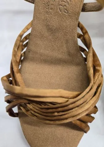 All Day Weekend Warriors 2.5" Jessica II -- Women's Latin Ballroom Sandal -- Tan Satin