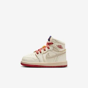 Comfort Platform Vital Step (TD) Air Jordan 1 Retro High OG 'Rare Air / Cinnabar' (2025) FD2598-100