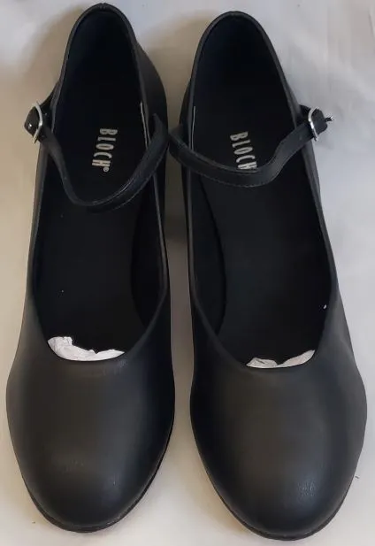 Crystal Glow Arch Support Daily Walk 2" Diva -- Women's  Instep Strap Character Shoe -- Black