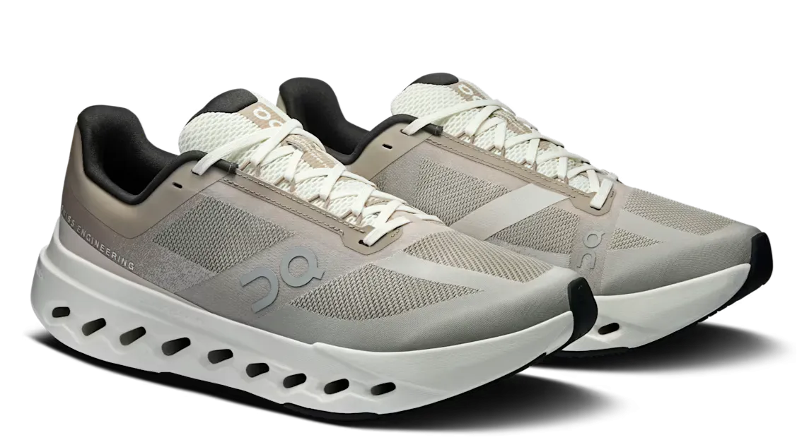 On Running Cloudsurfer Next Fog Ivory (Women's) Stone Glam Memory Foam