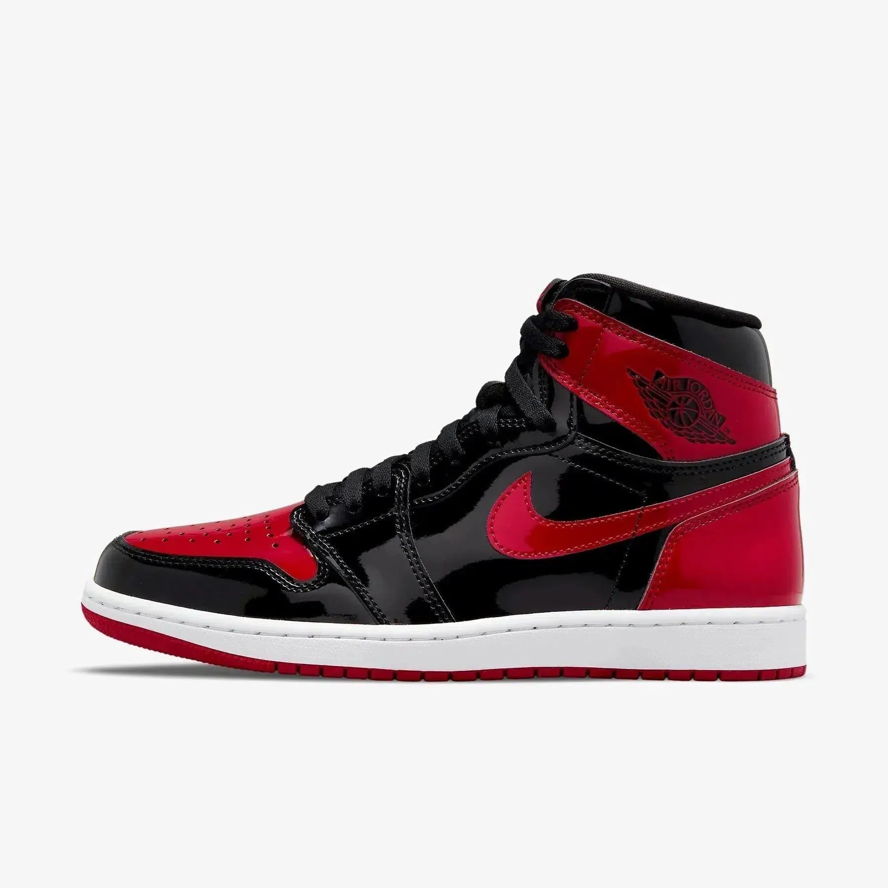 Comfort seekers (Men's) Air Jordan 1 Retro High OG 'Reimagined Patent Bred / Banned' (2021) 555088-063