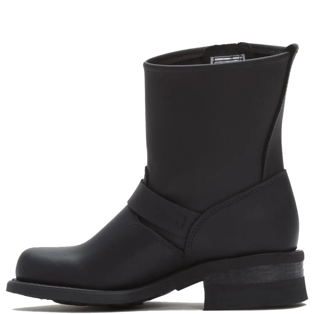 MemoryFoam Day To Night Frye Women's Engineer 8R in Black waterproof membrane
