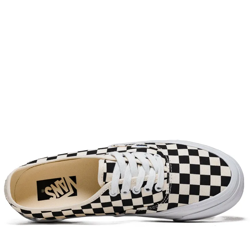 Vans Authentic Reissue 44 - Checkerboard Black/Off White Rubber Outsole Ergonomic Design