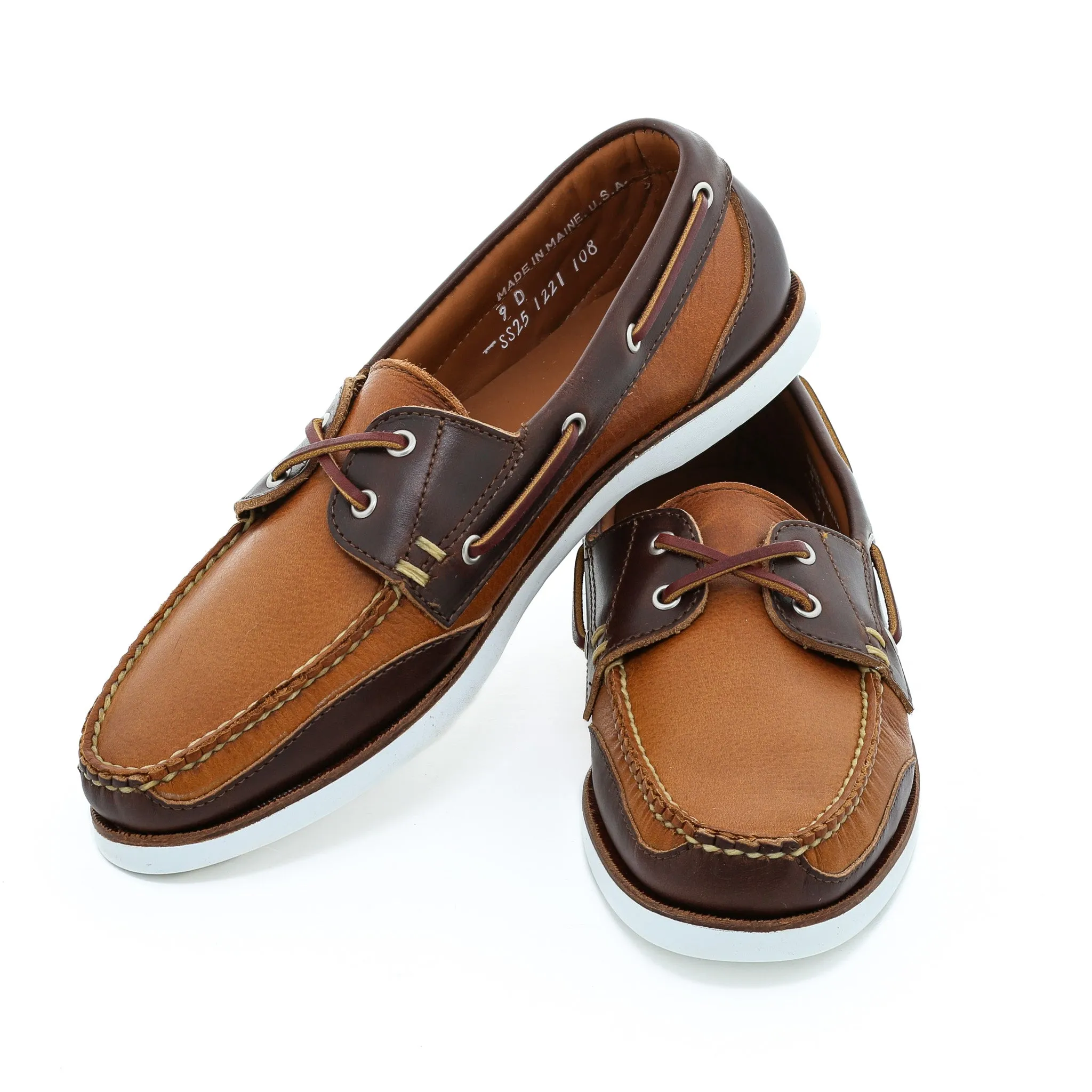 impact-resistant Warm Touch Boothbay Boat Shoe - Walnut Brenta/Heritage Brown