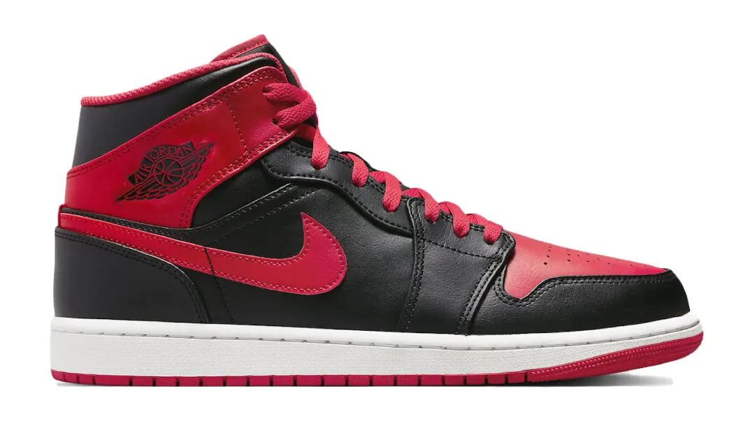 Jordan 1 Mid Alternate Bred 2022 (GS) Clean White Soft Lining