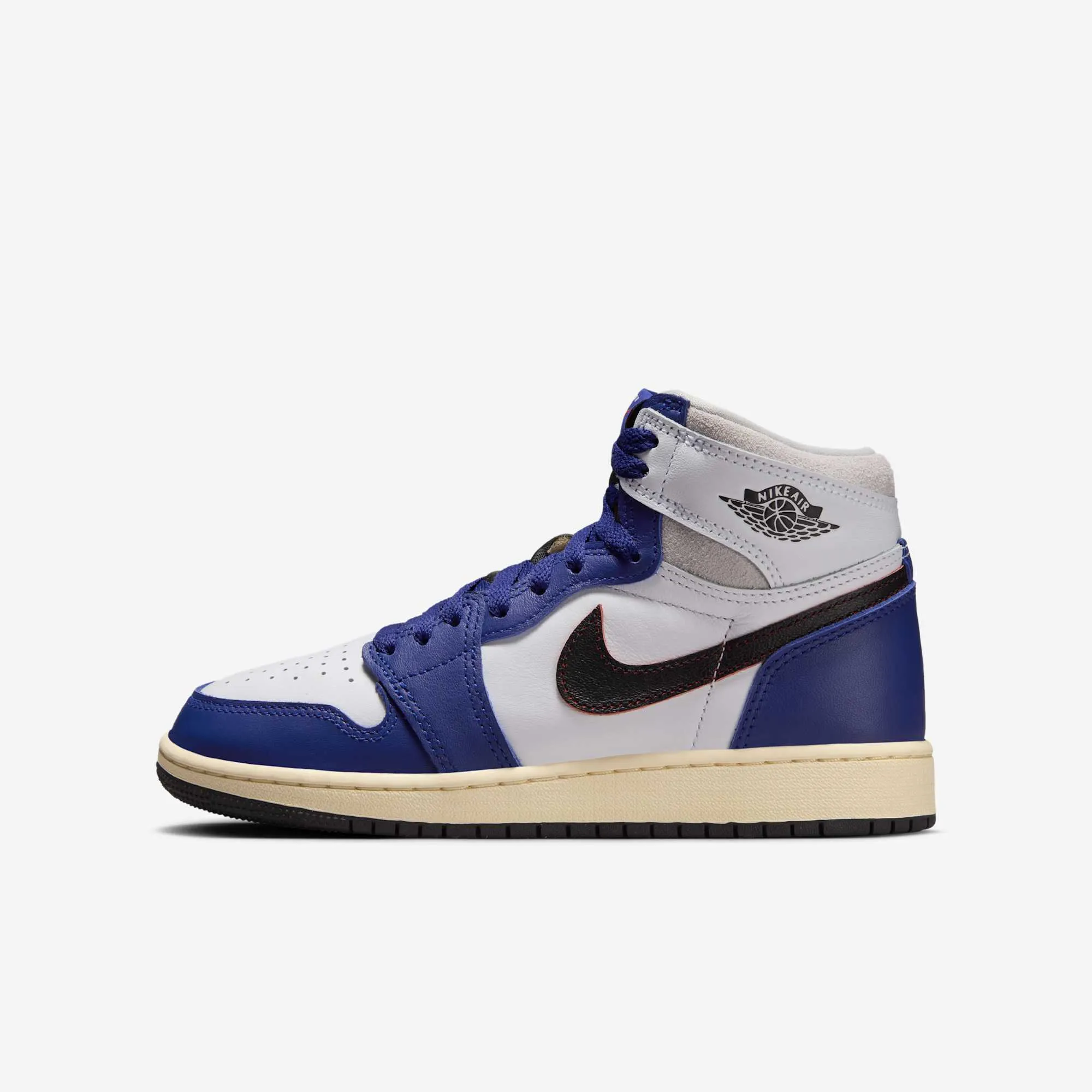 On Trend (GS) Air Jordan 1 Retro High OG 'Rare Air / Deep Royal Blue' (2025) FD1437-100