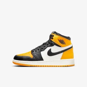 (GS) Air Jordan 1 Retro High OG 'Yellow Toe / Taxi' (2022) 575441-711 heel cup